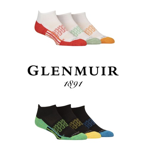 Glenmuir mens trainer socks - mens,