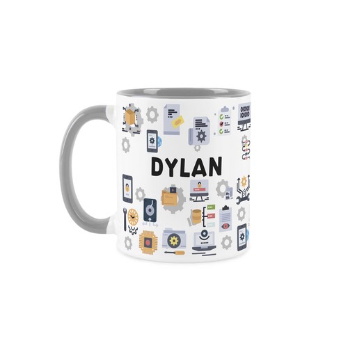 Personalised technician mug - personalised, it