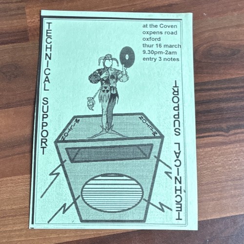 Technical support rave flyer - rave,